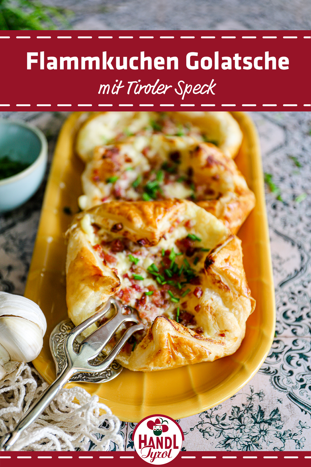 Tarte Flambée Golatsche with Tyrolean Ham - HANDL TYROL