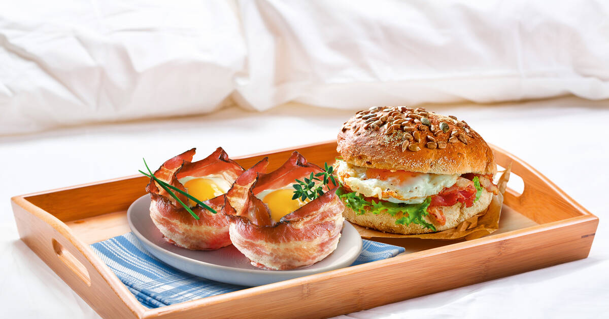 Speck Muffins with Egg - HANDL TYROL