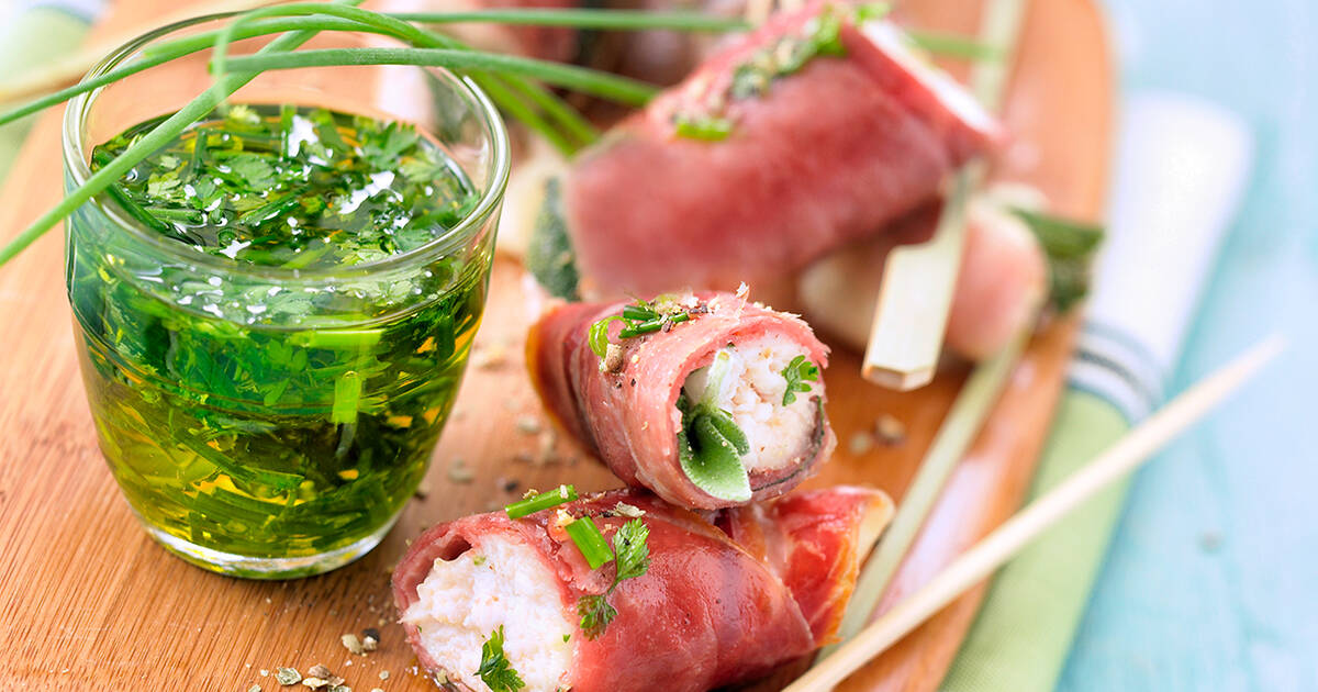 Feta rolls with light Loin - HANDL TYROL