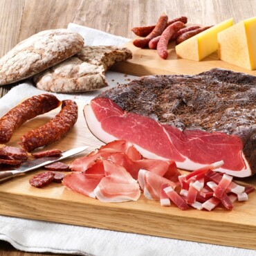 Tyrolean Marend Ham Raw Sausages Handl Tyrol