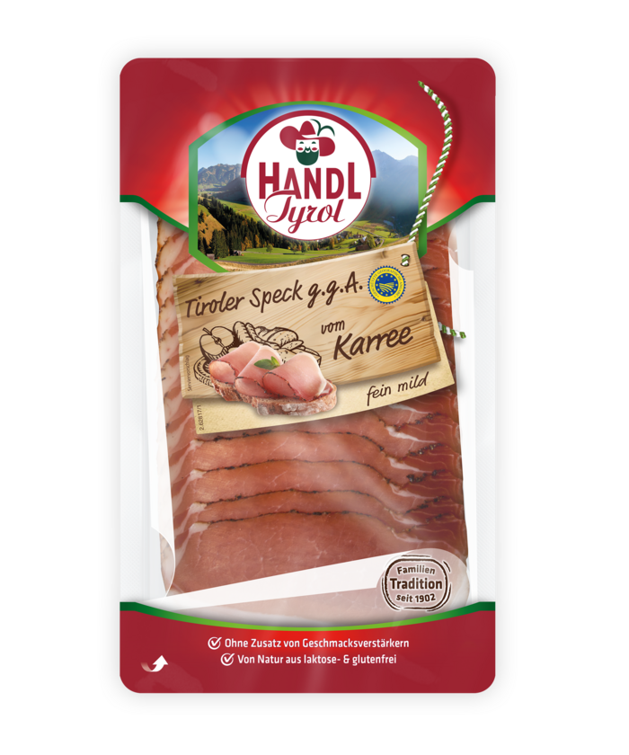 Tiroler Speck PGI Loin 80g Handl Tyrol