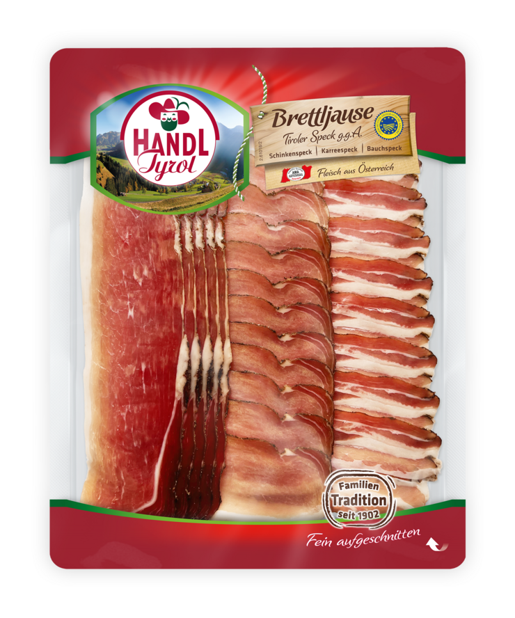 AMA Tiroler Speck PGI Speck Platter Handl Tyrol