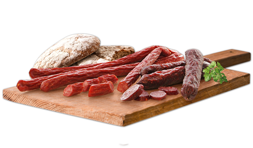Tyrolean beef cured sausages Handl Tyrol